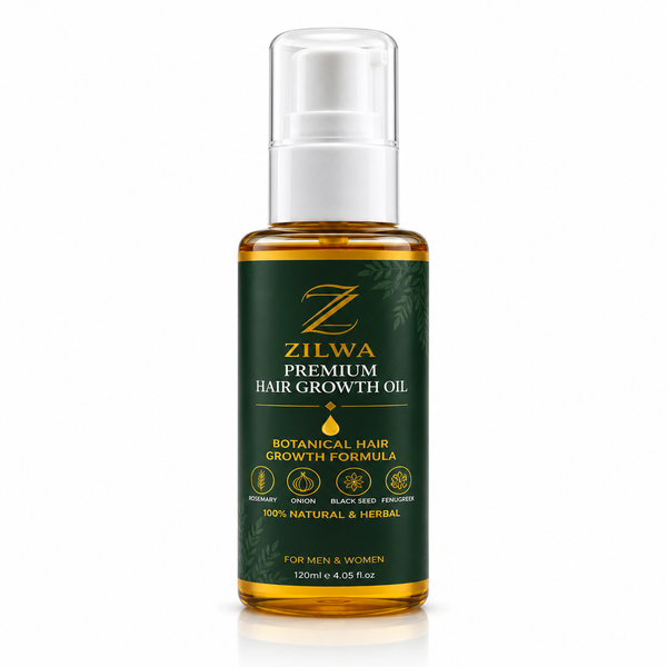 ZILWA Premium Hair Growth Oil | Botanical Hair Growth Formula | 120ml
